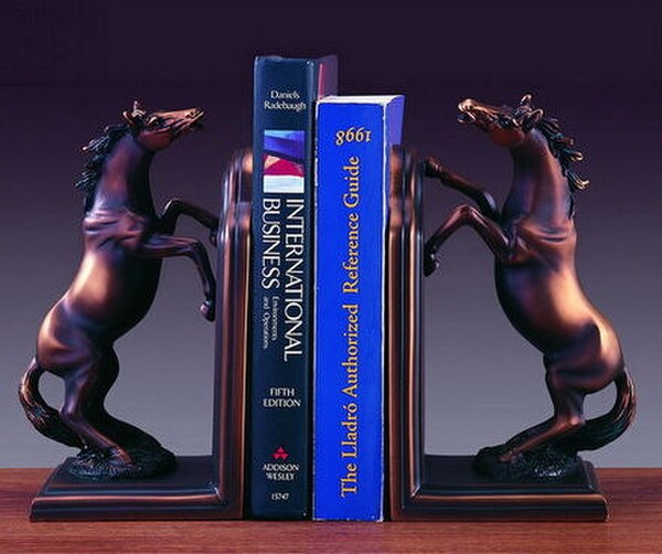 Set of Horses Bookends Statues Decorative Stallions Sculptures Art